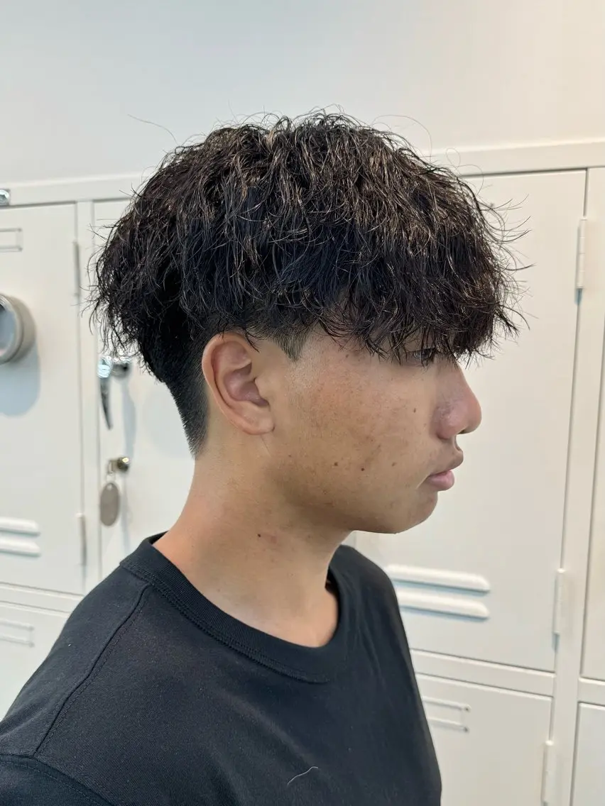 パーマ メンズ メンズパーマ ツイストスパイラルパーマ スパイラルパーマ カット パーマ 🎀メンズパーマ☆ 艶カラー☆Syuriのヘアスタイル