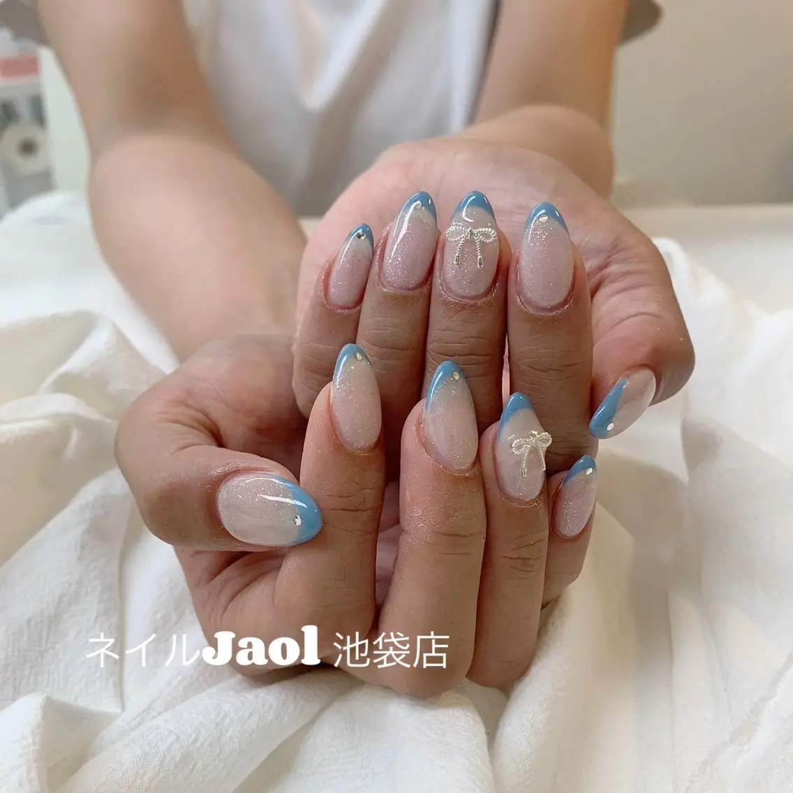 ミディアム 韓国風ヘア ネイルJaol 池袋のネイルデザイン
