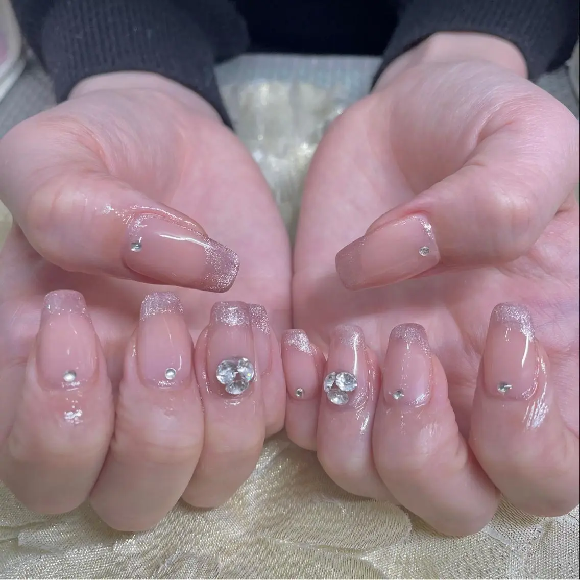 ネイル ジェルネイル ストーンネイル J terrace Nailのネイルデザイン