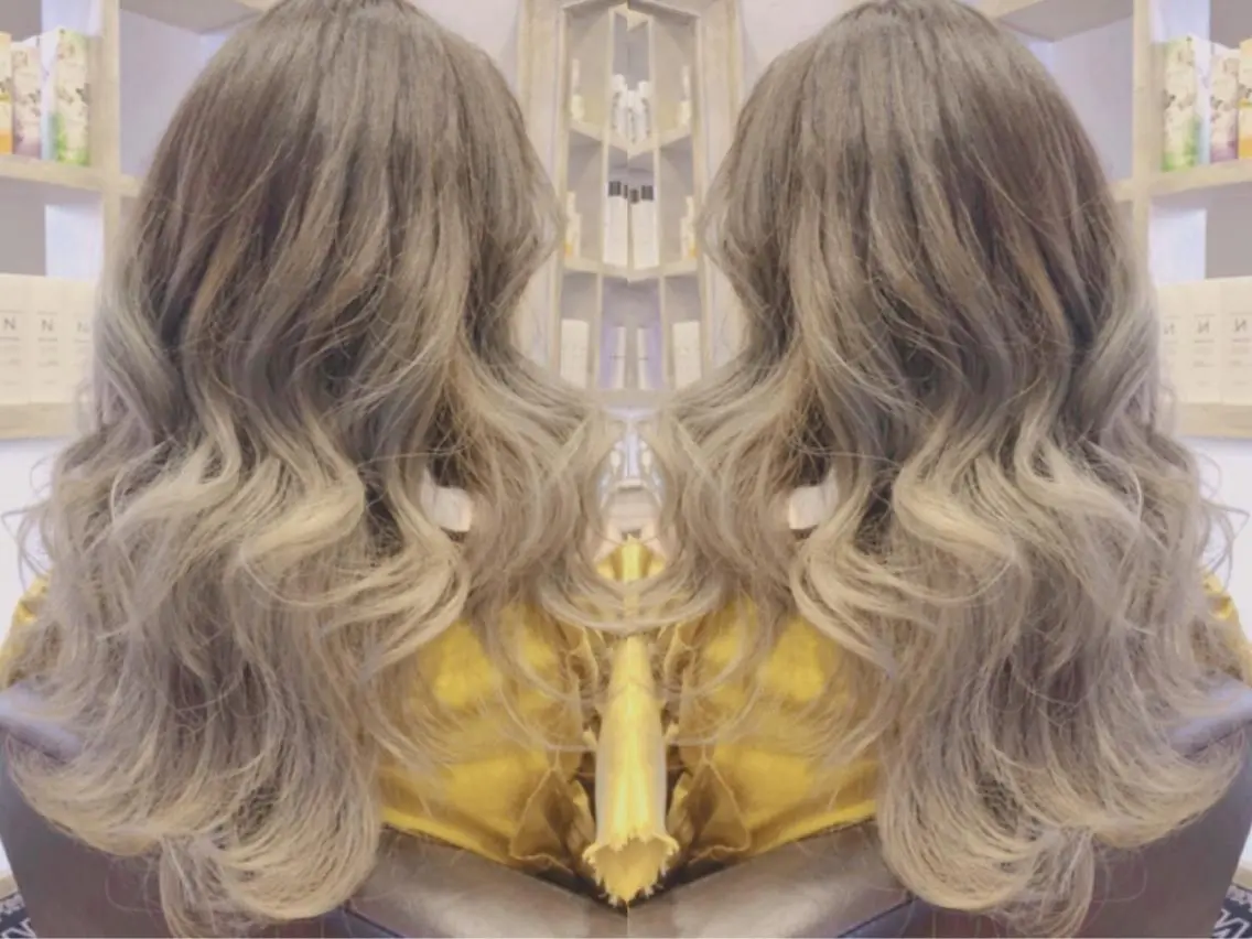 ロング カラー パーマPrivate SalonNoa名駅のヘアスタイル