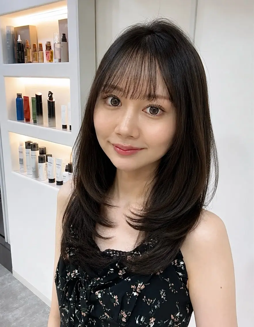 セミロング Maezawa Ryuのヘアスタイル