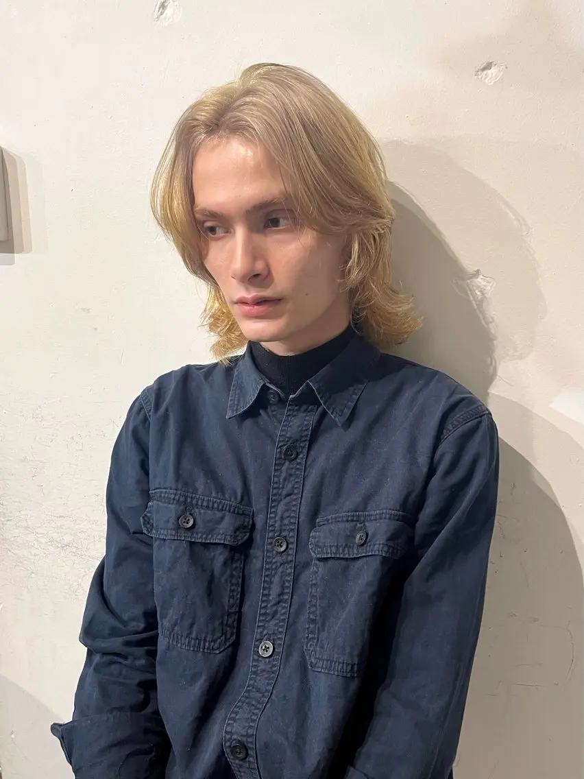 ミディアム 石井 大貴のヘアスタイル