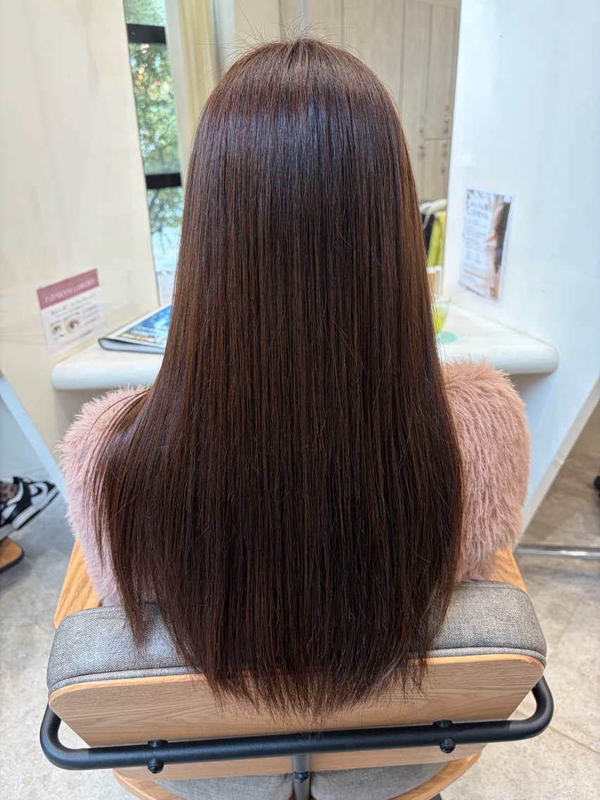 ロング カラー ヘアカラー 志村 梨帆のヘアスタイル