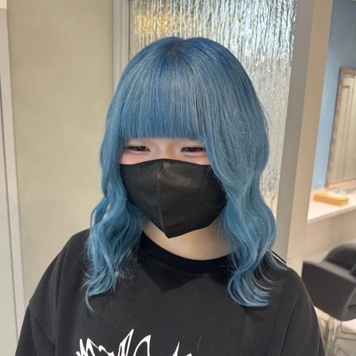 ミディアム カラー ヘアカラー トリートメント 🦋ブリーチ/カラー 専門AYA💖のヘアスタイル