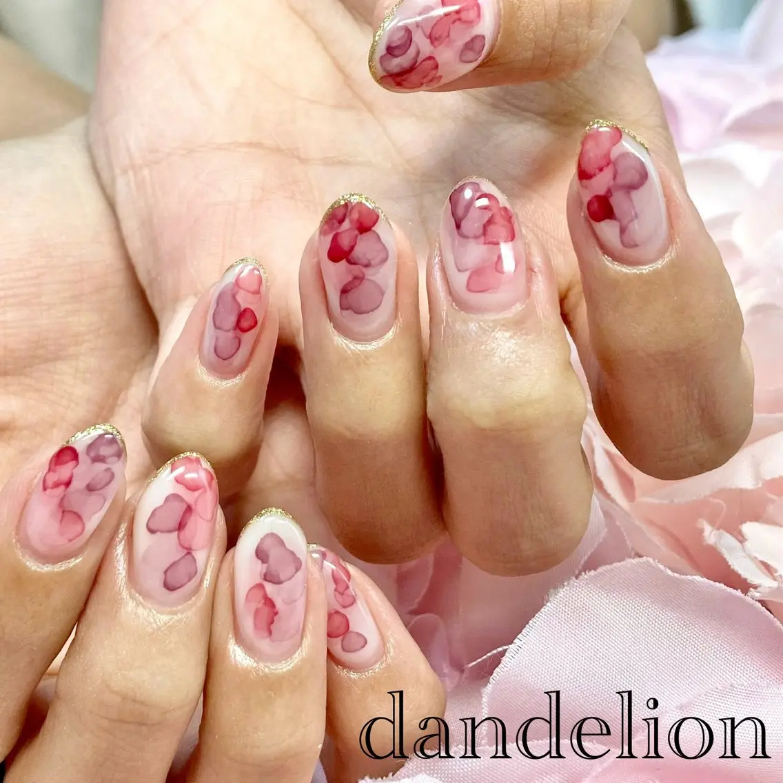 ネイル ハンドネイル ハンドケア dandelion ダンデライオンのネイルデザイン
