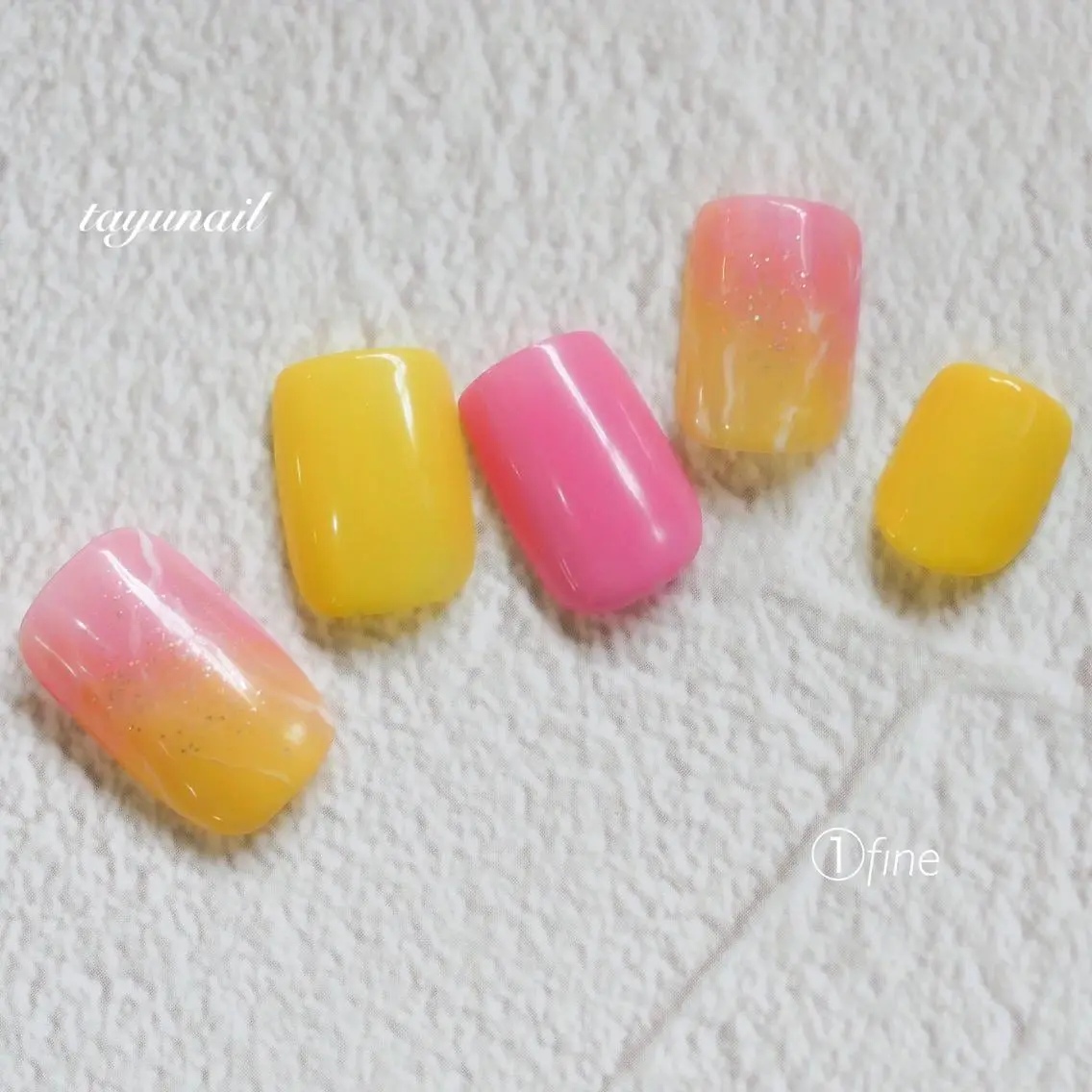 ネイル アートネイル ブルー ジェルネイル ワンカラーネイル パラジェル ネイルサロン 【たゆnail】のネイルデザイン