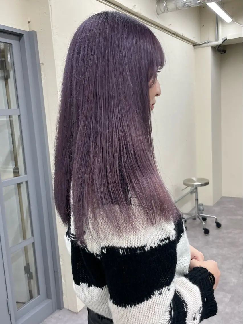 カラー レディースパーマ モデル募集RIKOのヘアスタイル