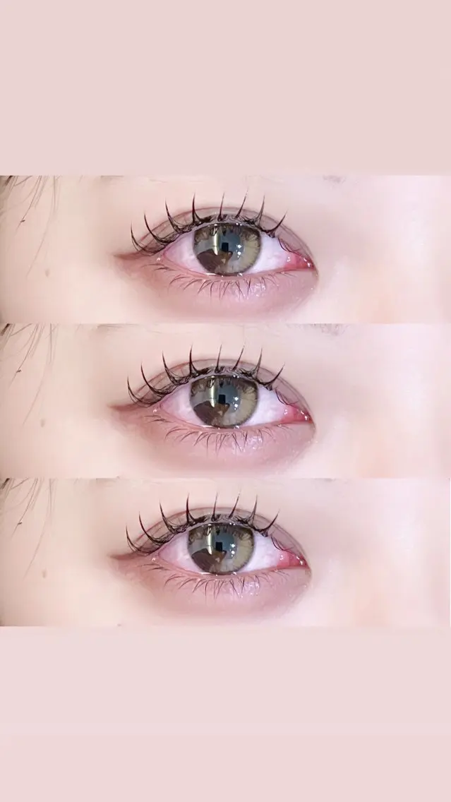 マツエク・マツパ 束感まつ毛 フラットラッシュ ナチュラル レイヤーカット┊ 透 明感カラー┊ YUIのヘアスタイル