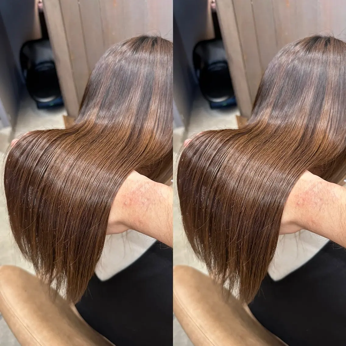 ロング カット 縮毛矯正 トリートメント 似合わせ松本 容政のヘアスタイル