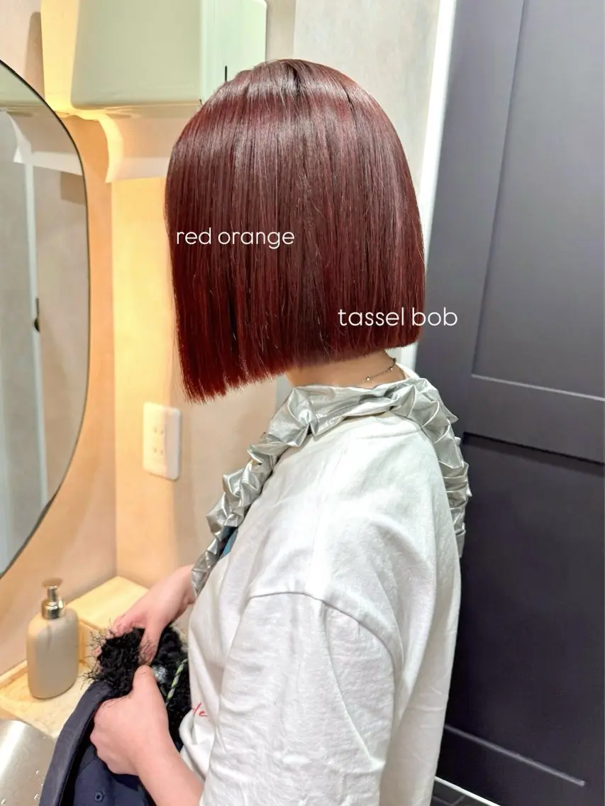 🌼艶髪フルコース今だけ30%off🌼カット➕地毛風縮毛矯正➕艶カラー➕トリートメントの写真