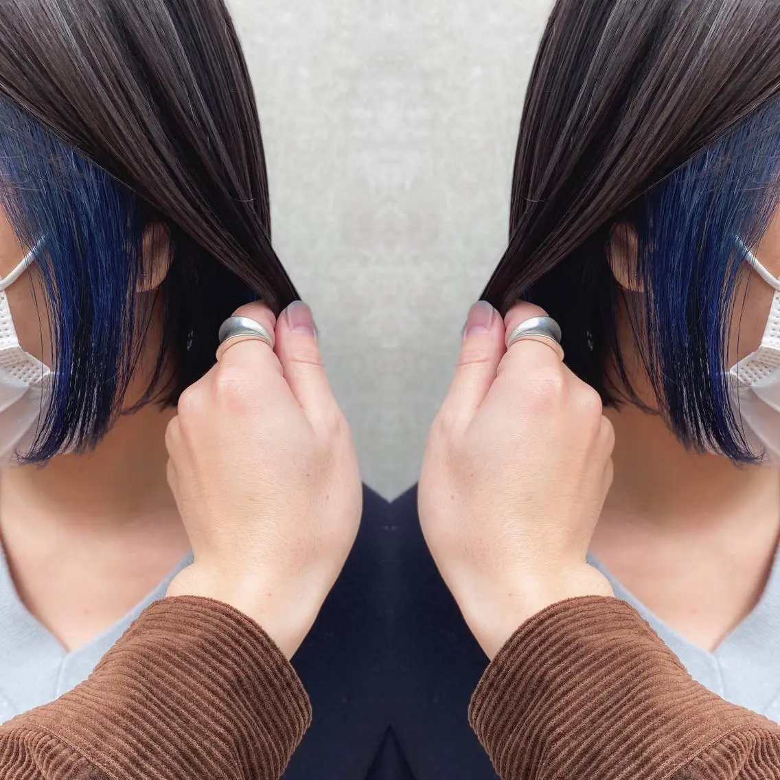 ショート カラー ヘアアレンジ インナーカラー ボブ カット ヘアカラー トリートメント 竹内啓太 ボブのヘアスタイル