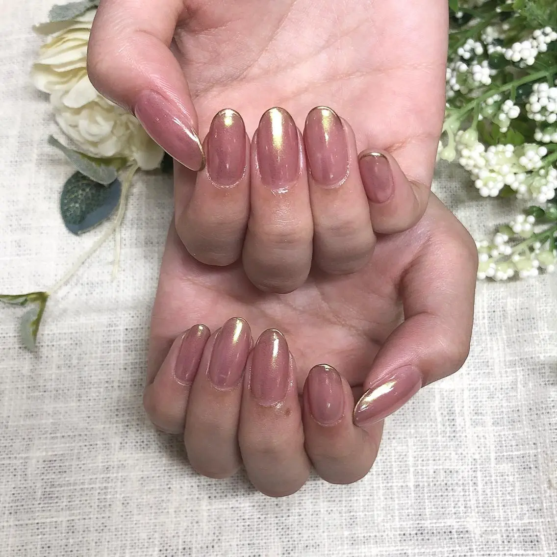 ネイル ミラーネイル シンプルネイル sabo... nailのネイルデザイン