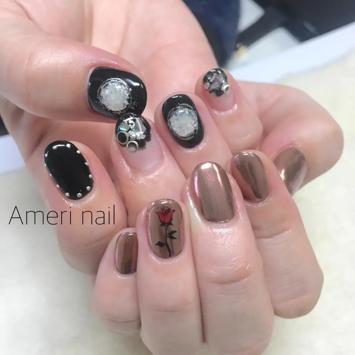 ネイル ハンドネイル Ameri nail /UKIのネイルデザイン