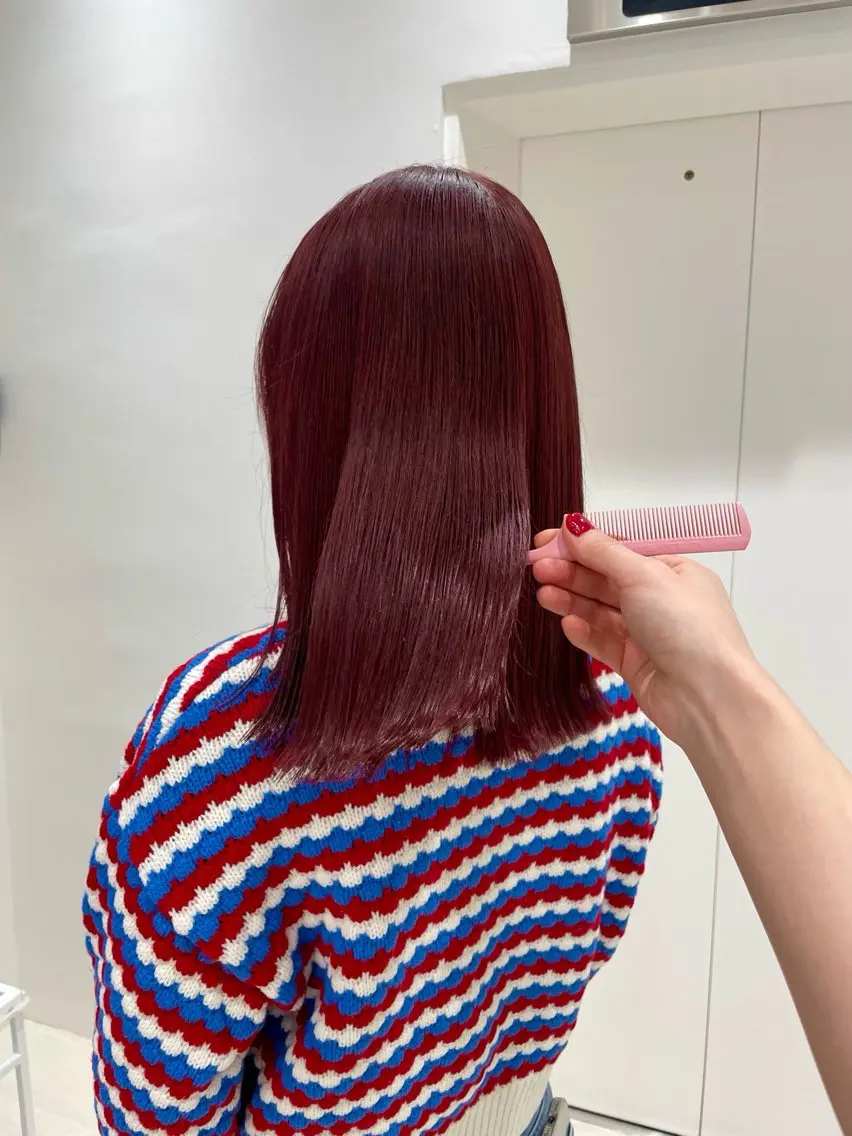 ミディアム minatsu 東京の技術を京都でのヘアスタイル