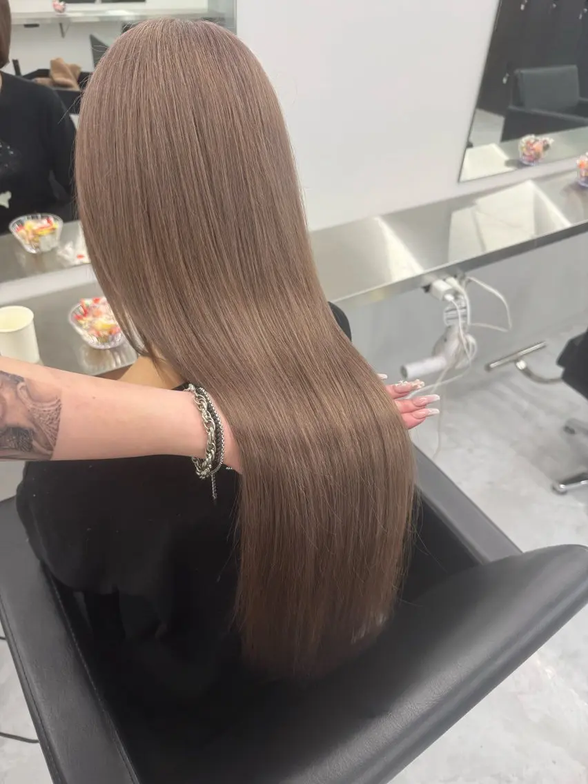 ロング うる艶🫧寒色カラー 💜🦋🫧ミズキのヘアスタイル