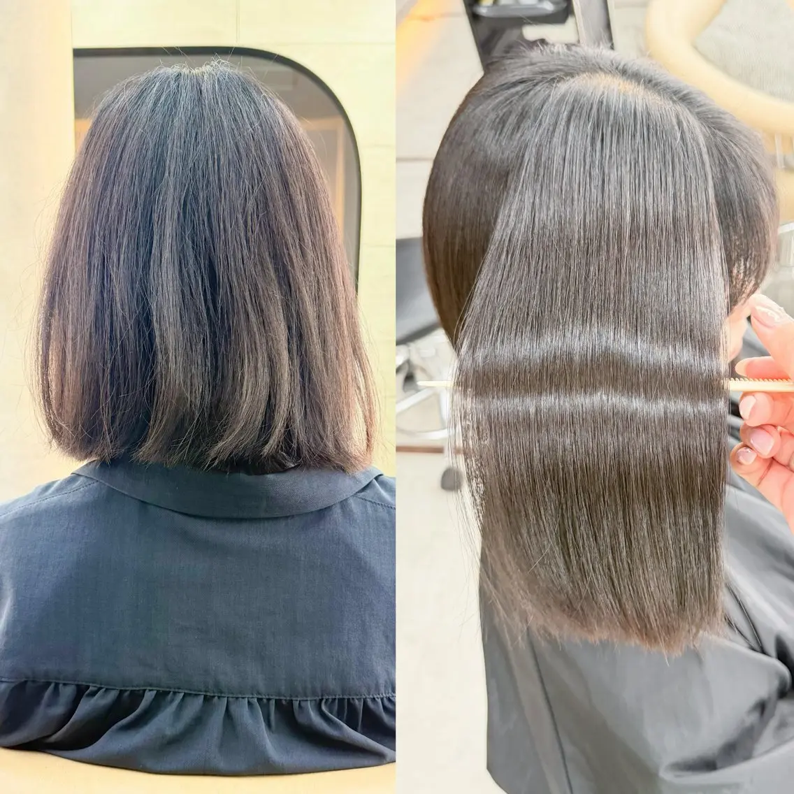 ショート カット 縮毛矯正 トリートメント 美髪矯正 💟Nanatsuのヘアスタイル