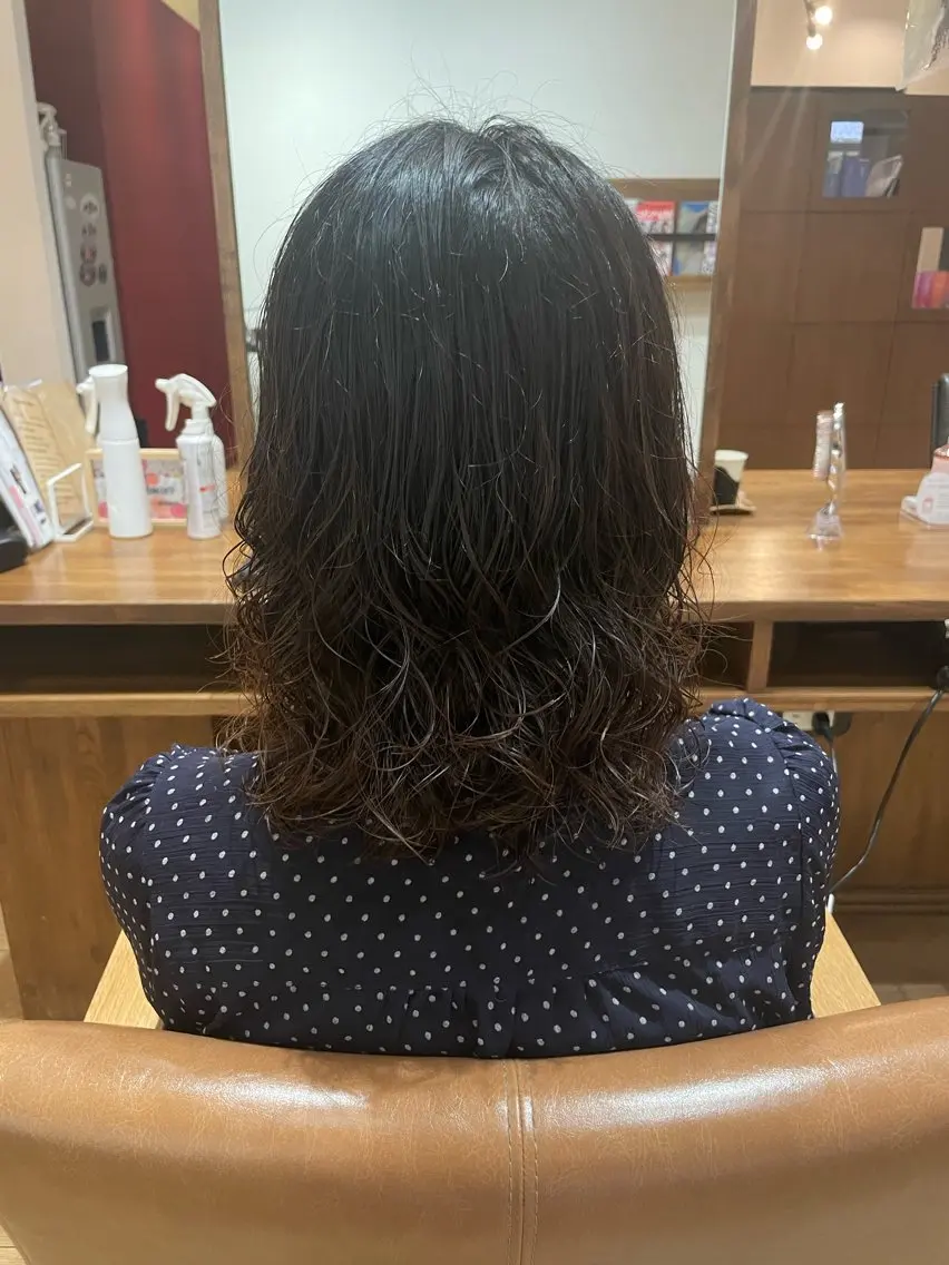 ミディアム カット パーマ ボブパーマ🧸 /YUNAのヘアスタイル