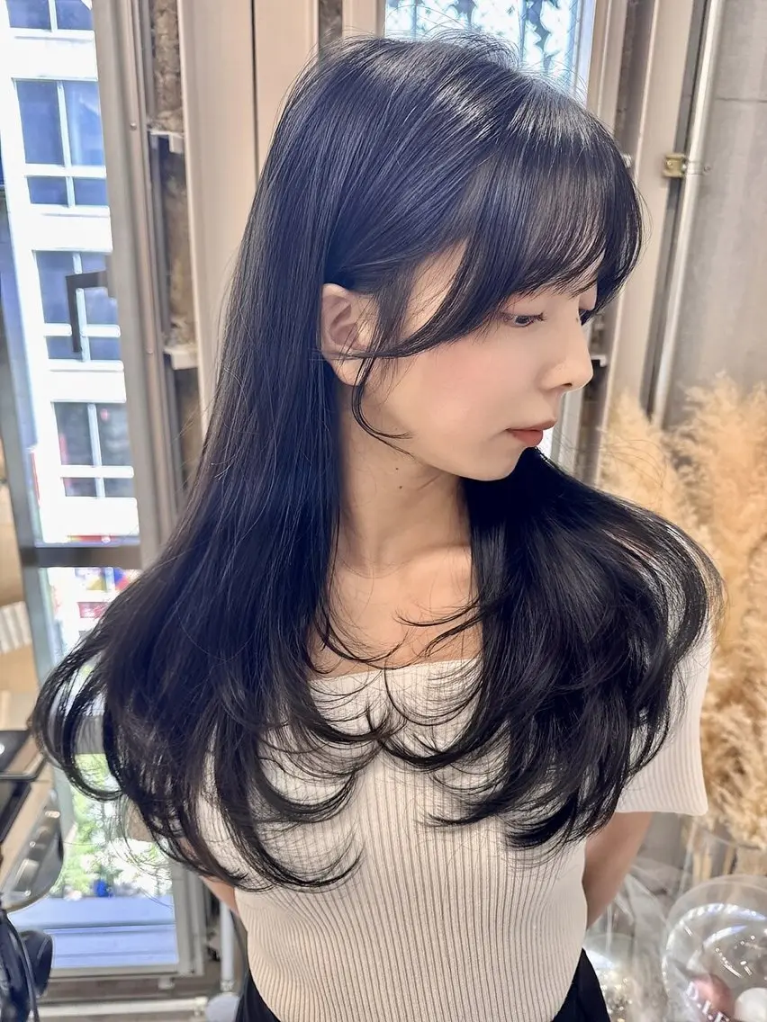 ロング カット ヘアカラー トリートメント ヘッドスパ ヘアセット 🫧ハッシュレイヤー ×髪質改善🫧清野のヘアスタイル