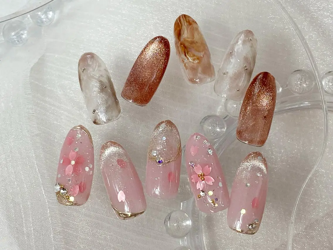 ネイル ハンドネイル orbe 永山のネイルデザイン