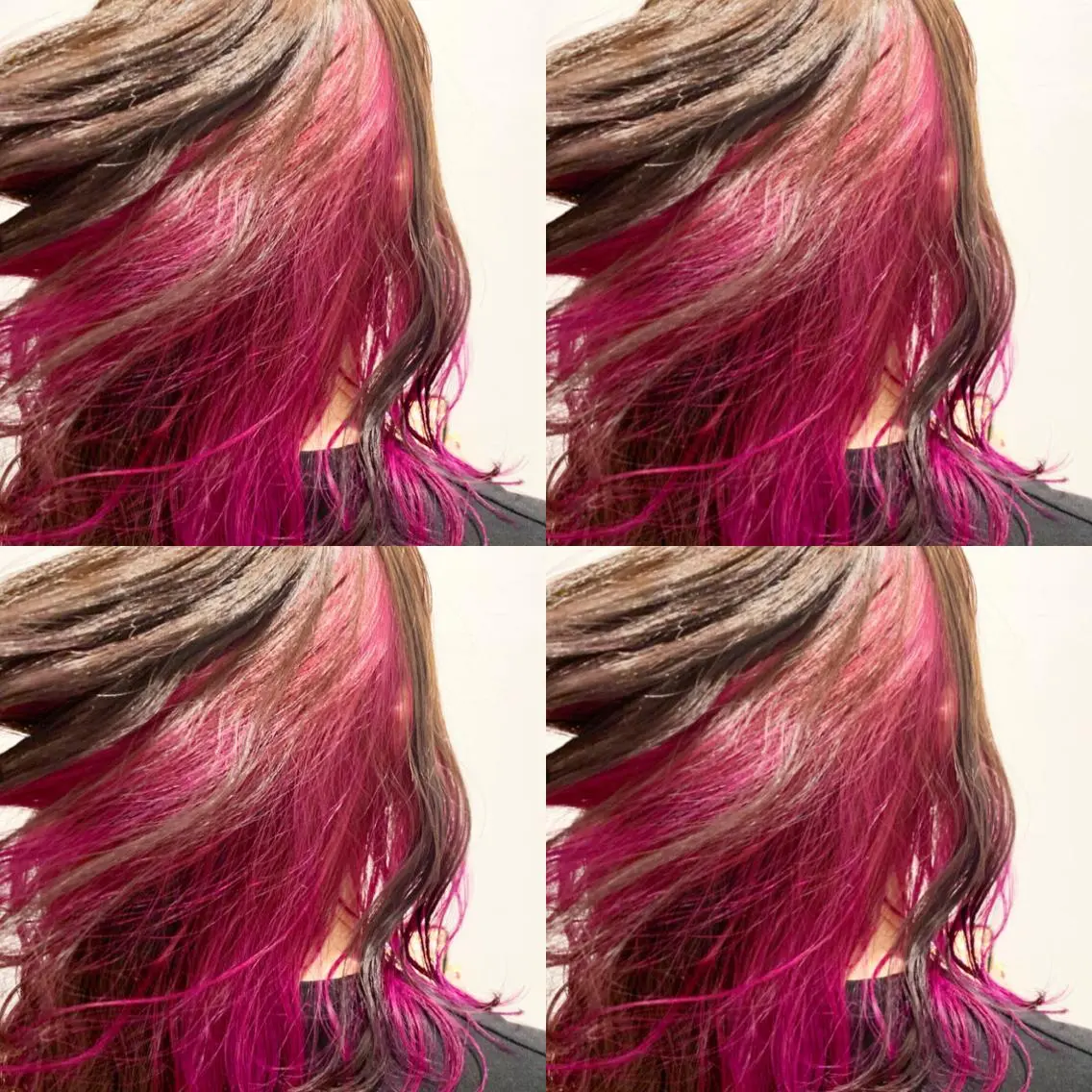 セミロング カラー インナーカラー トリートメント O maikoのヘアスタイル