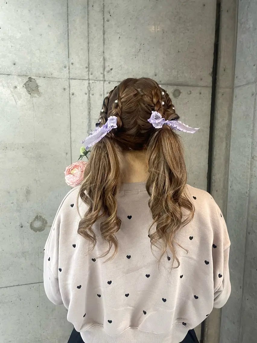 ヘアアレンジ ヘアセット 美髪× ヘアセット✨Araiのヘアスタイル
