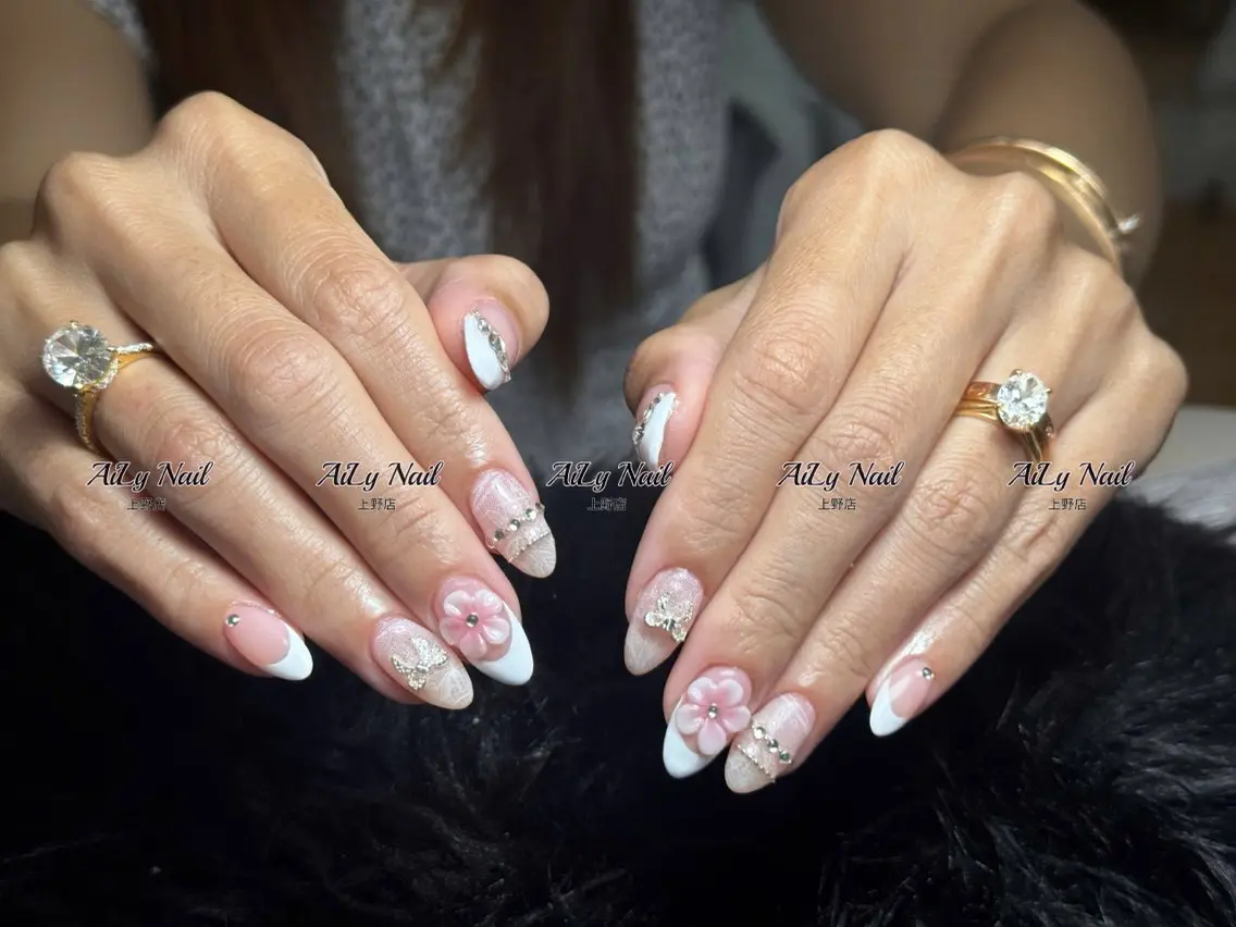 ネイル ボルドー ブラウン 韓国ネイル マグネットネイル ワンホンネイル ハンドネイル AiLy Nail 上野店のネイルデザイン