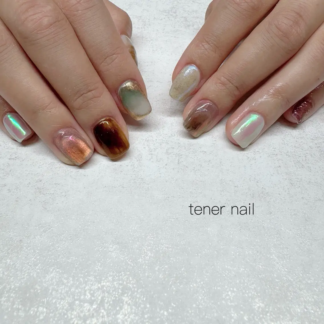 ネイル ニュアンスネイル ハンドネイル テネルネイル tener nailのネイルデザイン