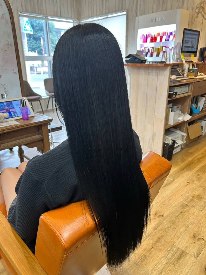 ロング カラー ヘアカラー トリートメント 高杉 梨苑のヘアスタイル