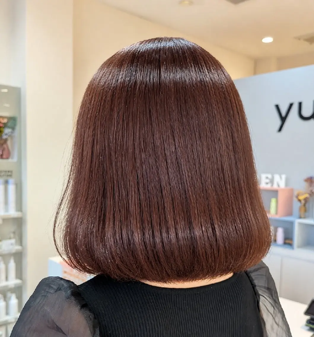 セミロング 深田 和瑛のヘアスタイル