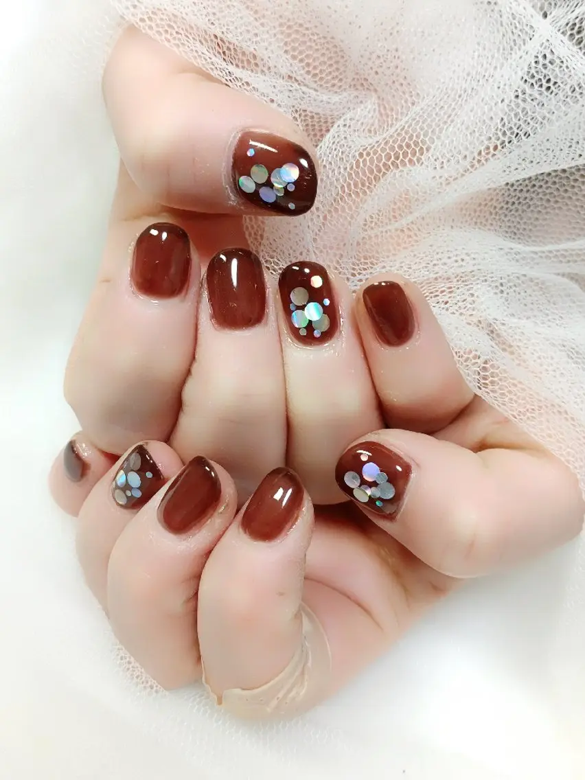 ネイル ホログラムネイル キラキラネイル 最終受付23時半 benny nailのネイルデザイン