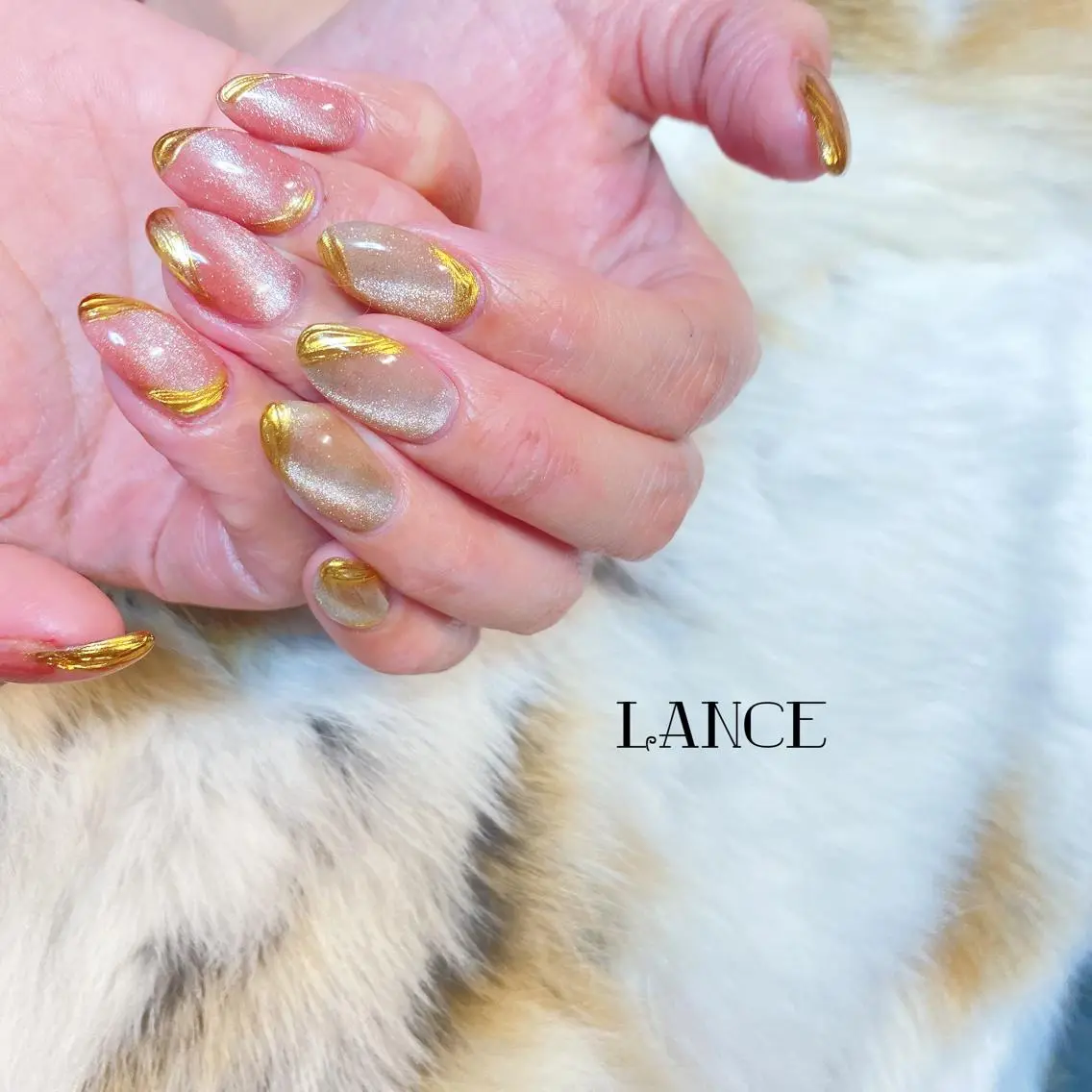 ミディアム ハンドネイル Lance nailのネイルデザイン
