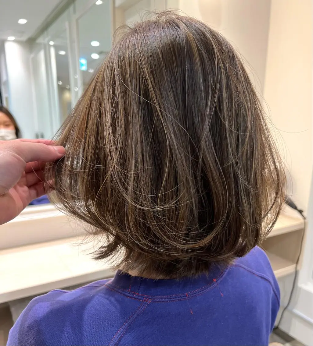 ミディアム カラー 🇺🇸海外デザイン iCON TOKYOのヘアスタイル