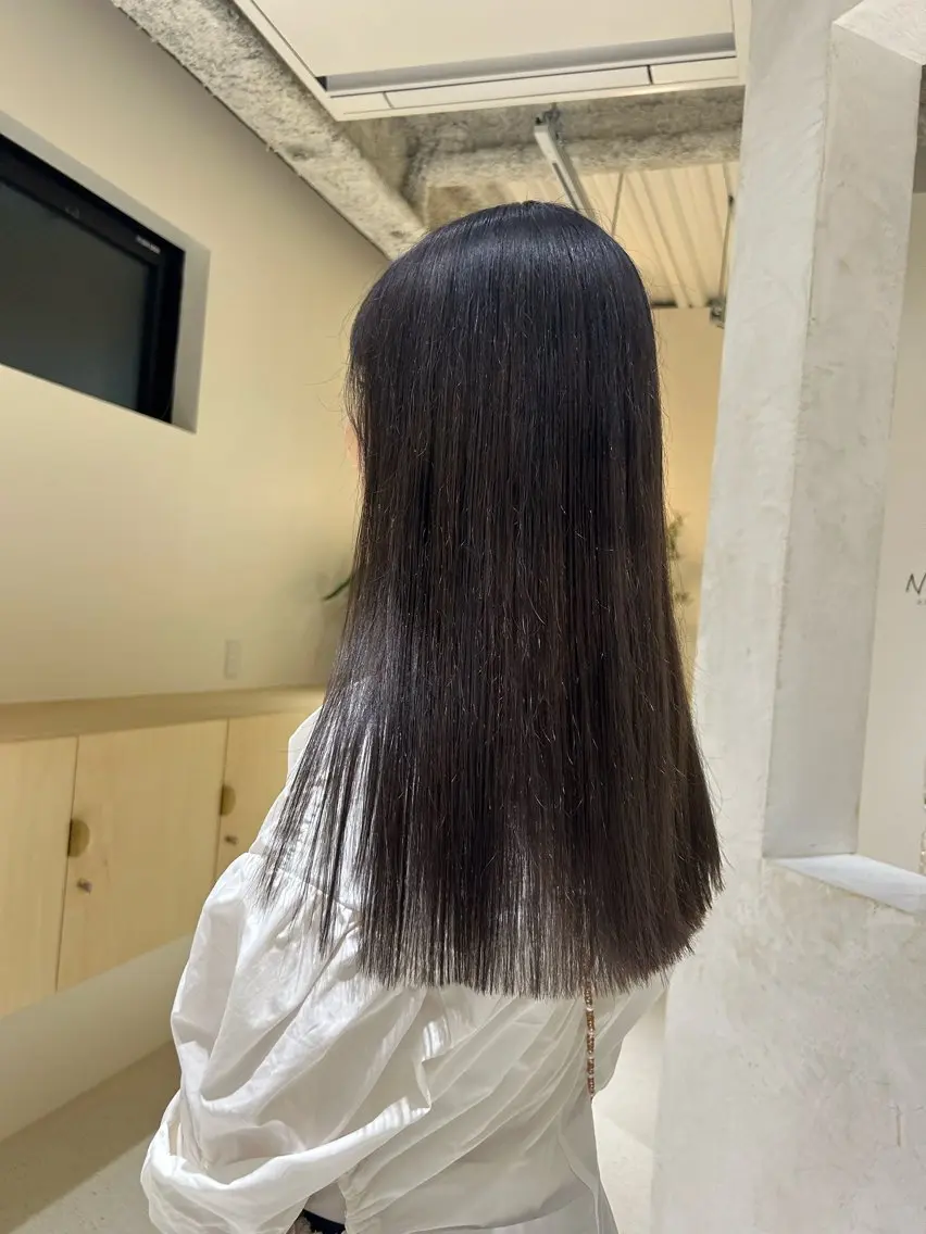 ロング 田中 樹奈のヘアスタイル