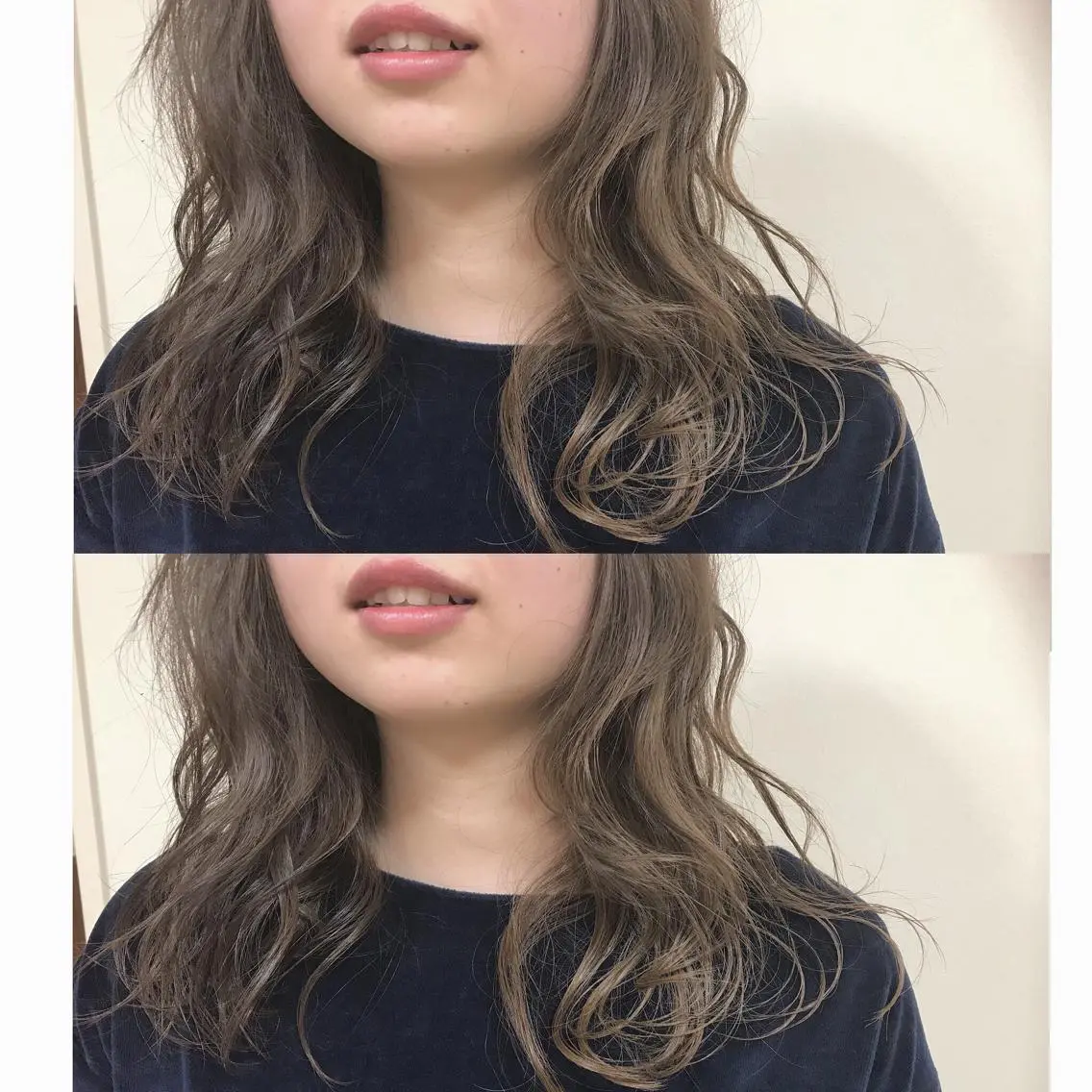 セミロング カラー アッシュ ベージュカラー enurk店 🍋 M I K U  *のその他イメージ