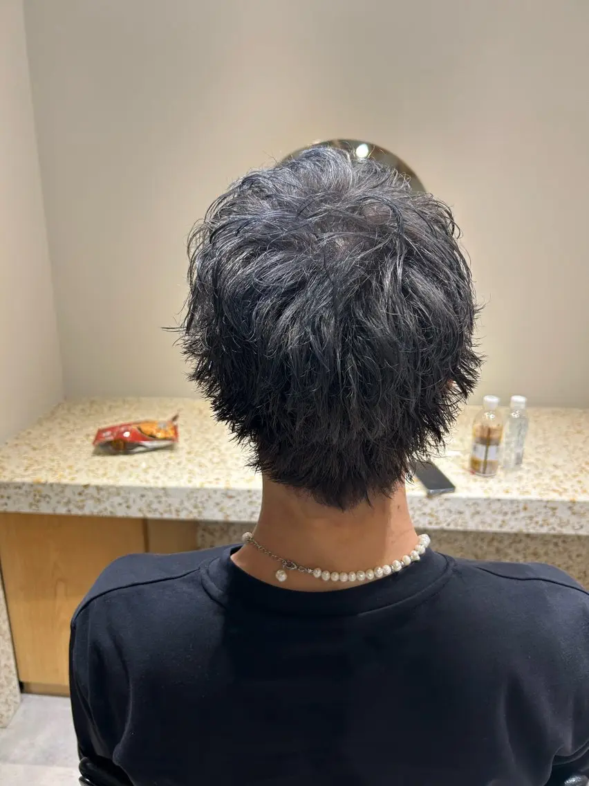 カラー メンズ 前竹 那生のヘアスタイル