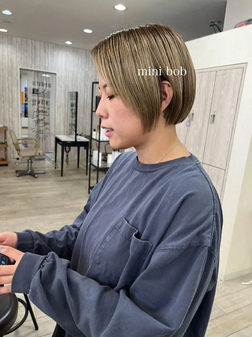 ショート 切りっぱなしボブ ショートボブ ハンサムショート ボブ ショートヘア カット トリートメント 初めてのショート お任せください✂️のヘアスタイル