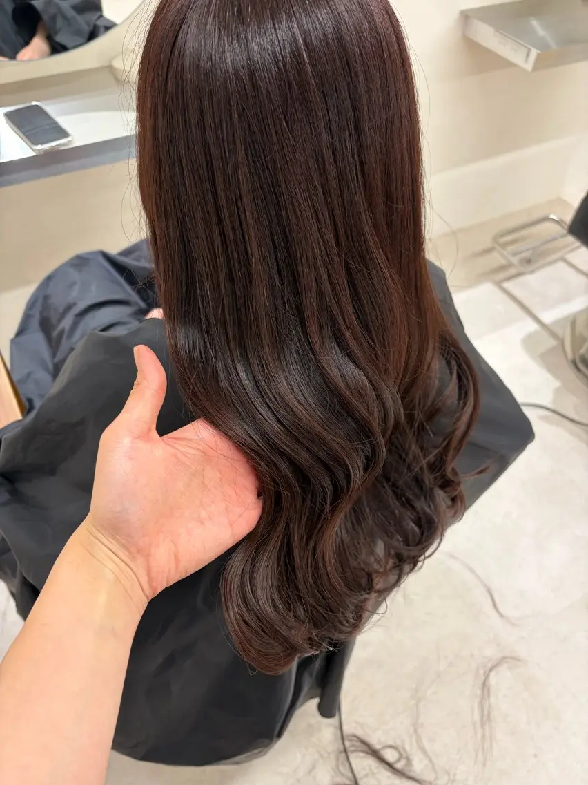 カラー ブラウンカラー mariko🌞 haku.箕面店のヘアスタイル