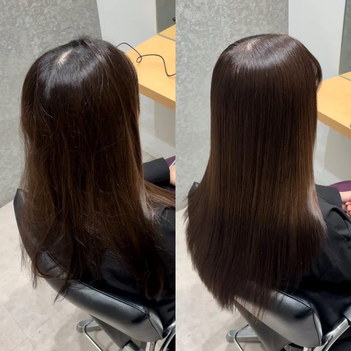 セミロング カラー トリートメント ヘアカラー トリートメント 髪質改善ヘアケア 艶髪特化/上田のヘアスタイル