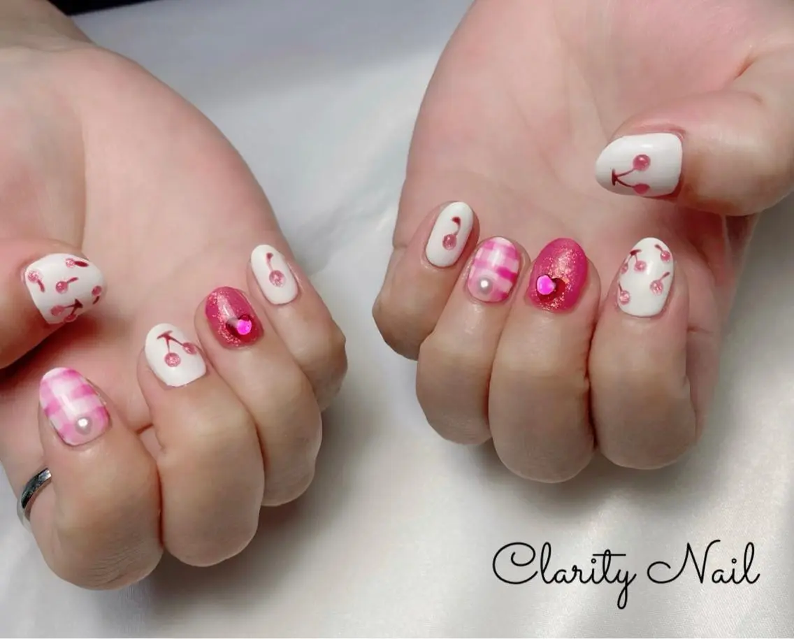 ネイル アートネイル 持ち込み ハンドネイル Clarity Nailのネイルデザイン