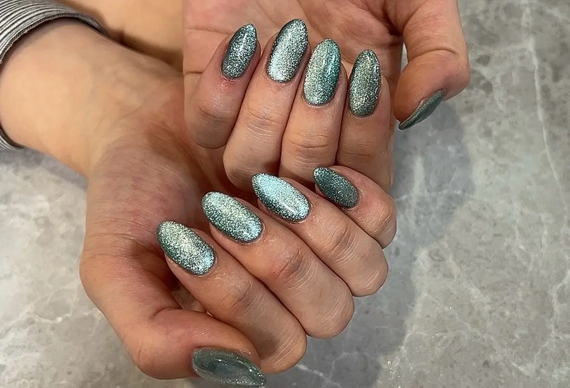 ネイル マグネットネイル マグネットワンカラー ワンカラーネイル Mimi Nailのネイルデザイン