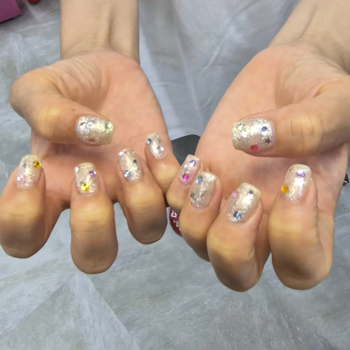 ネイル キラキラネイル ハンドネイル フットネイル MINAMI /個性派ネイル★のネイルデザイン