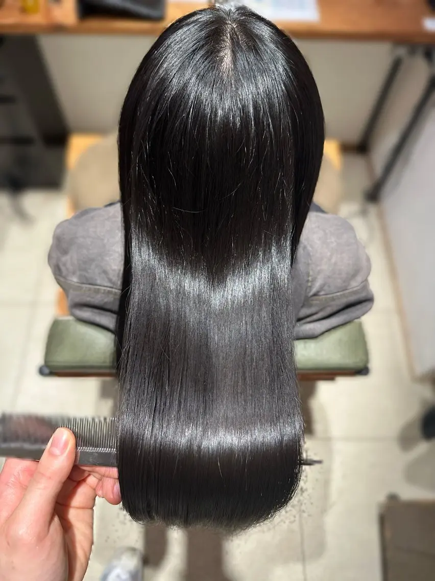 ロング 為頭 りたのヘアスタイル