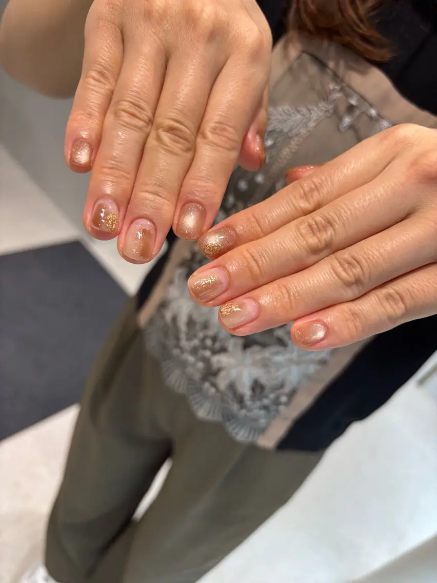 ネイル kanell⭐︎ ニュアンスネイルのネイルデザイン