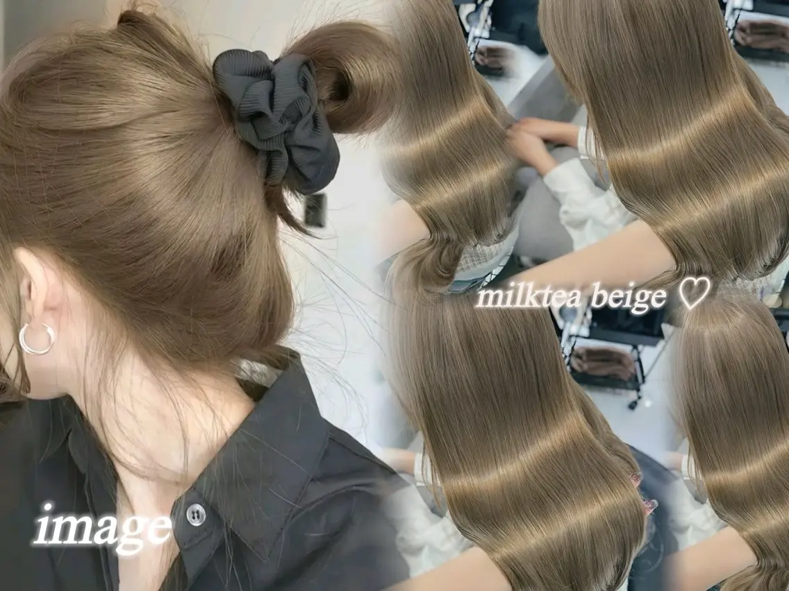 ロング カラー ブリーチ ヘアカラー トリートメント 韓国レイヤー×モテ髪 /MITSUKI🤍のヘアスタイル
