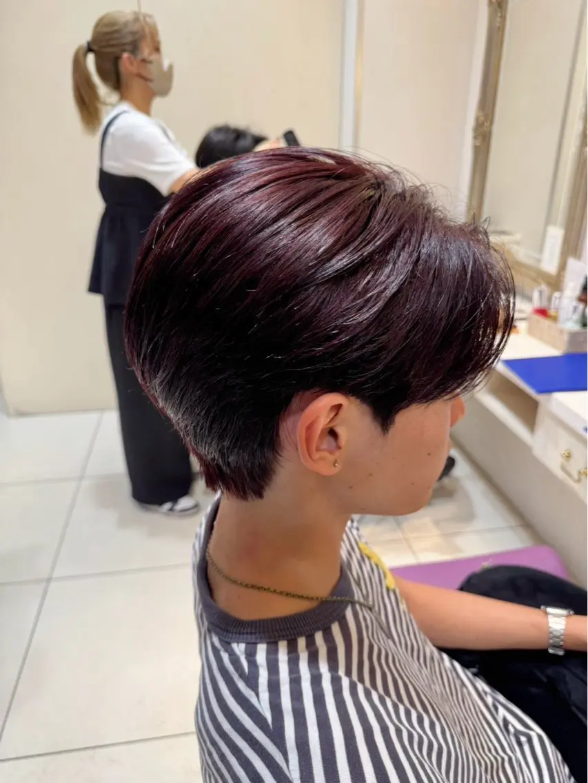 カラー メンズ 河合 澪のヘアスタイル