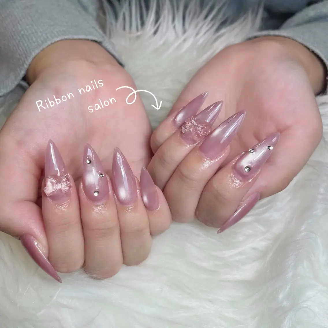 ネイル フレンチネイル ジェルネイル マグネットネイル 持ち込み ニュアンスネイル Nami nailのネイルデザイン