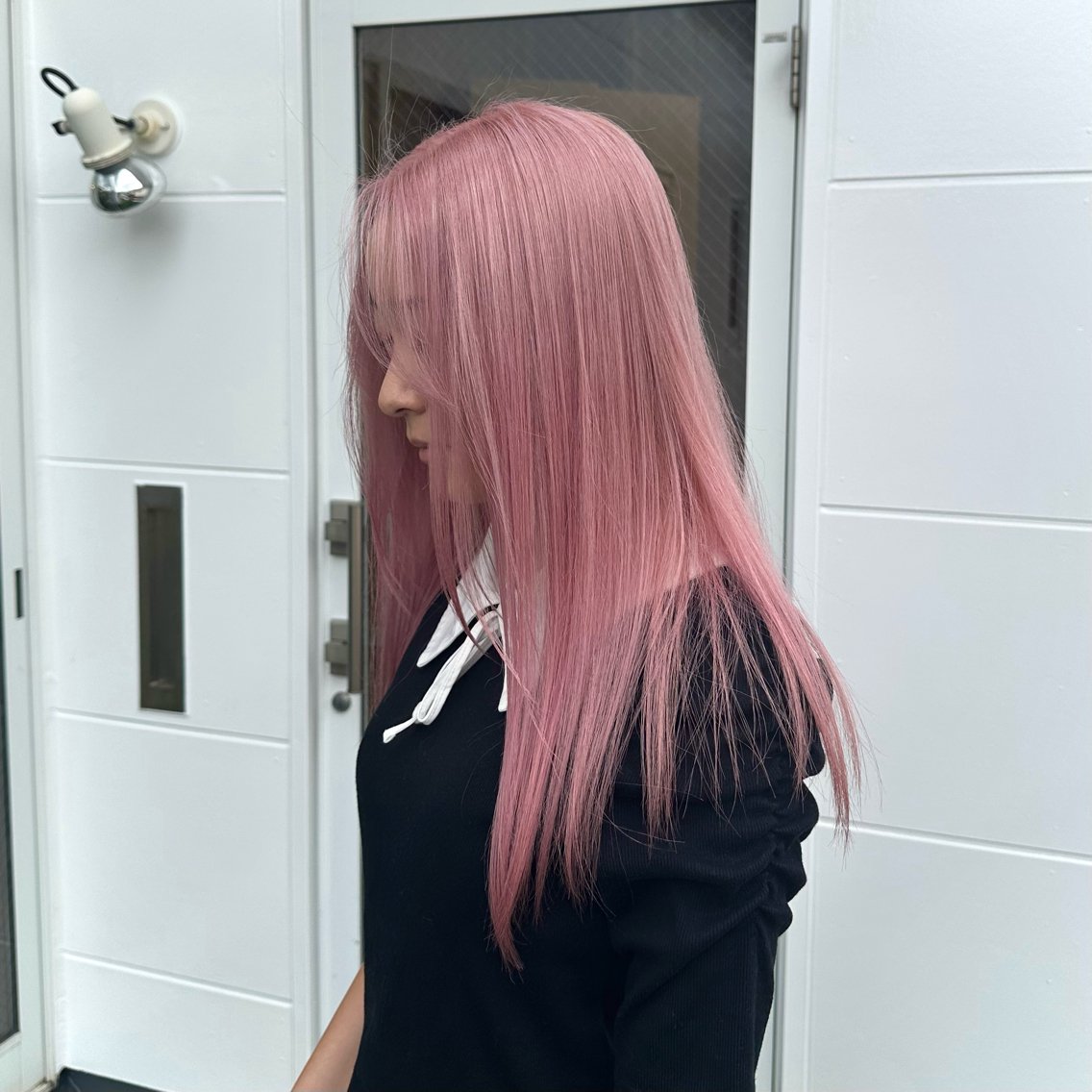 カラー 🍀ブリーチ屋さん/ 顔周りレイヤーあずみのヘアスタイル