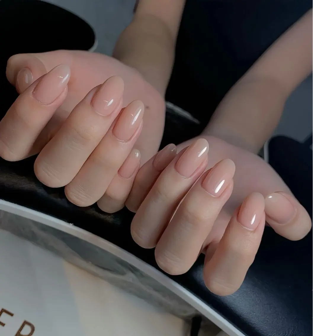 ネイル チークネイル ドット フレンチネイル グラデーション 韓国ネイル ハンドネイル ハンドケア Aria Nail Beautyのネイルデザイン