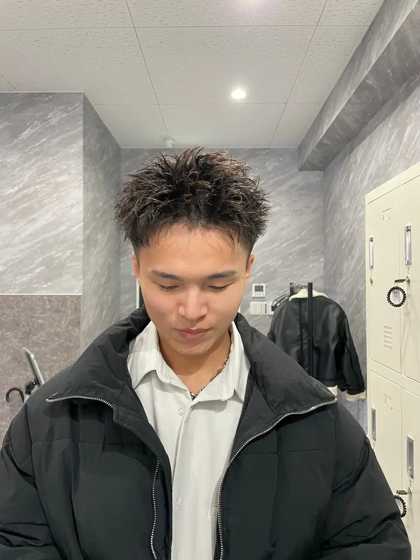 ショート メンズ カット 柳原 隼義のヘアスタイル