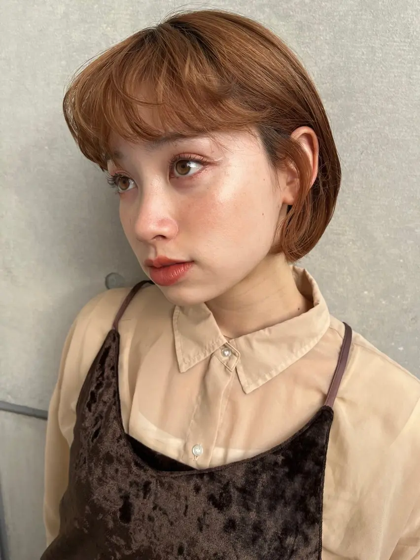 ショート 吉田 夏菜のヘアスタイル